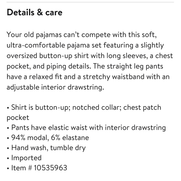 Skims Gingerbread Long Sleep Pajamas, Size XL - Picture 6 of 11